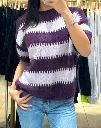Joyna pull manche courte violet.webp