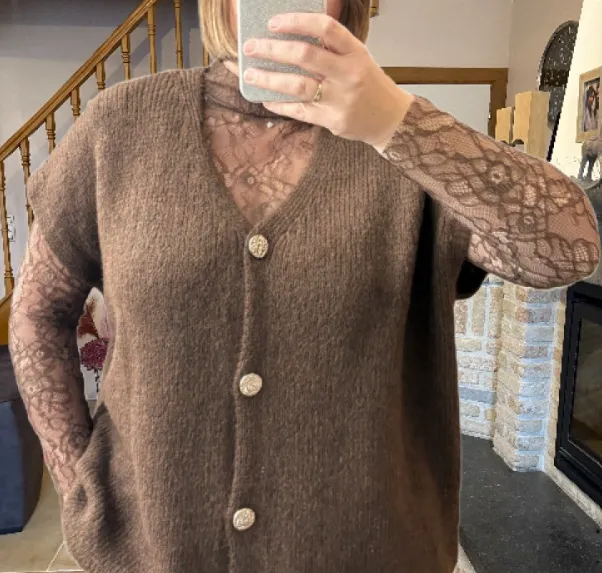 Gilet Lana (Chocolat)