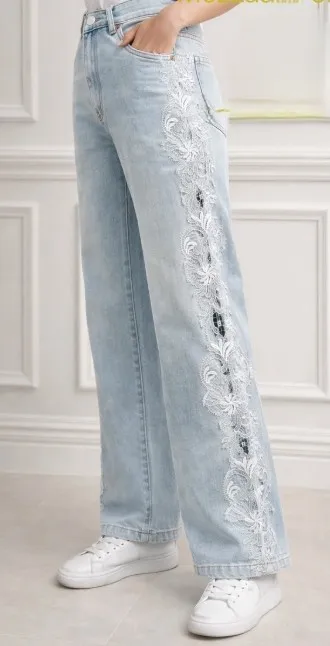 Jeans Dentelle (XS -34)