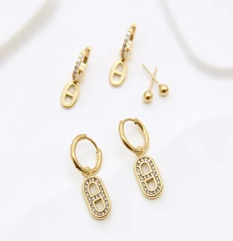 Boucles d'oreilles Trio