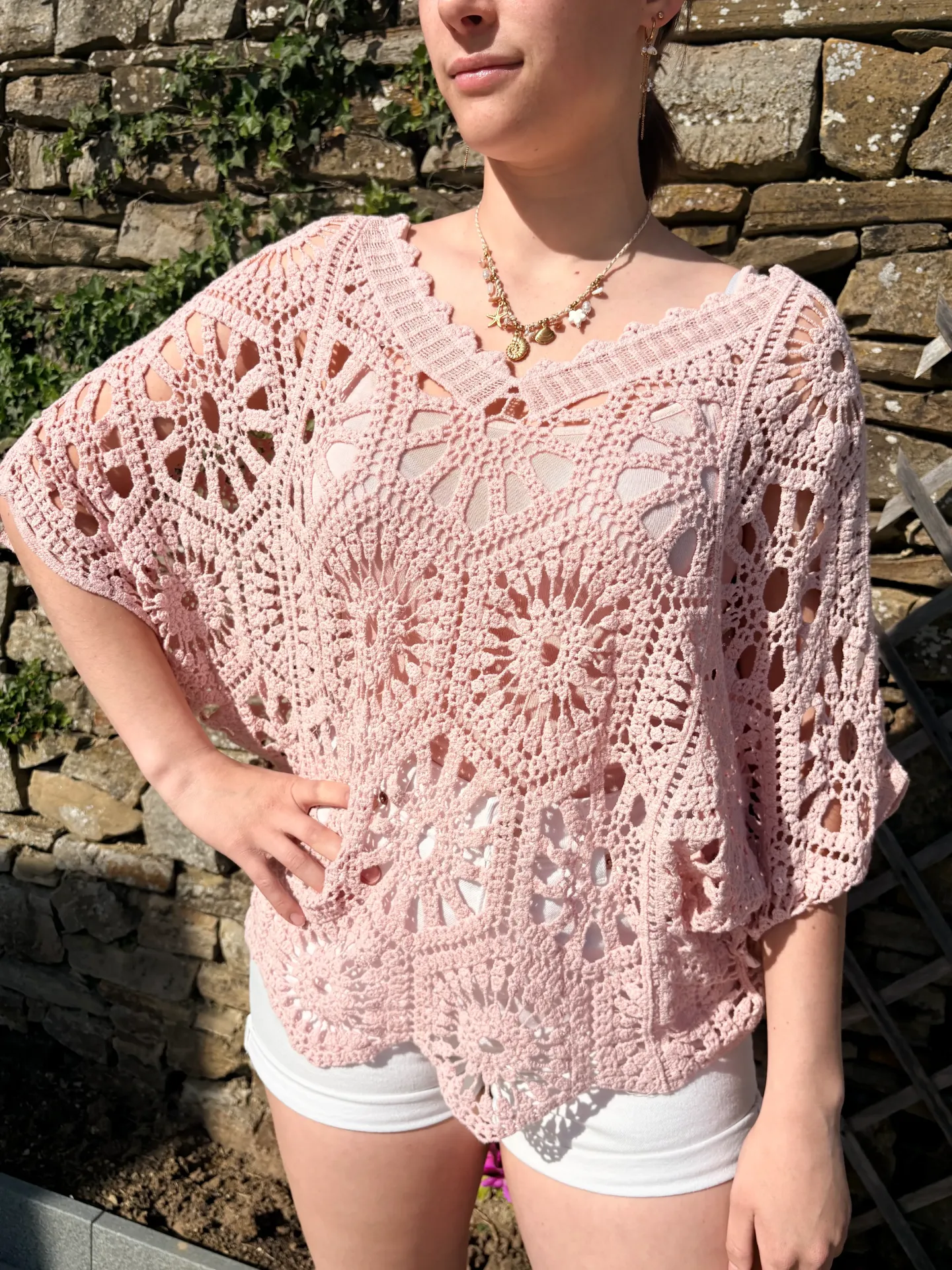 Blouse Dolce 2 pièces (Rose)