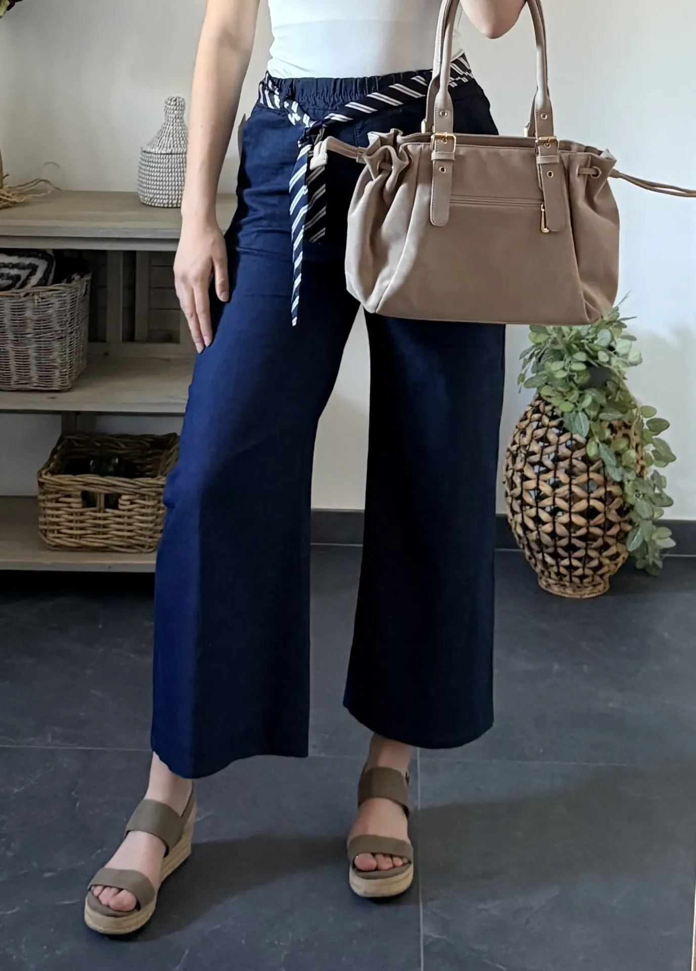 Pantalon Palazzo (M - 38)