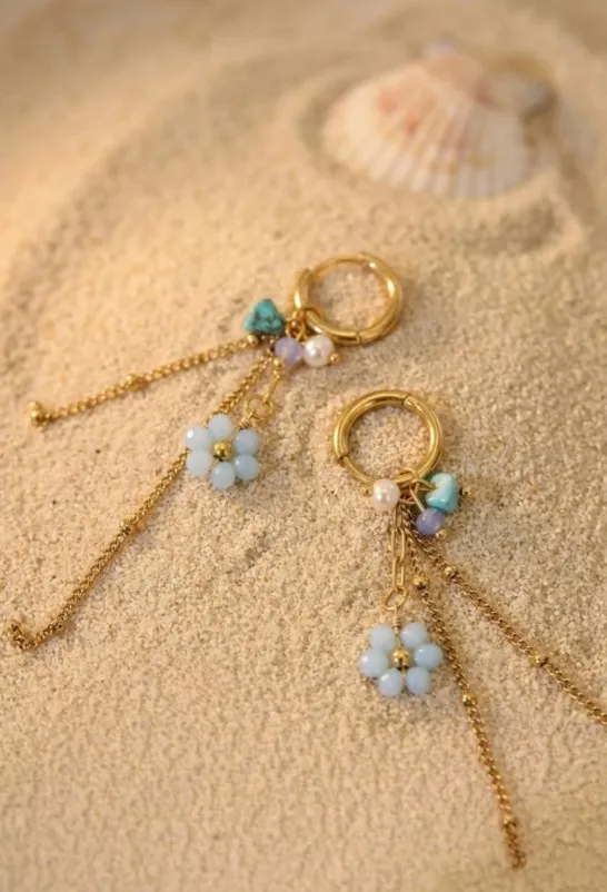 Boucles d'oreilles fleurs