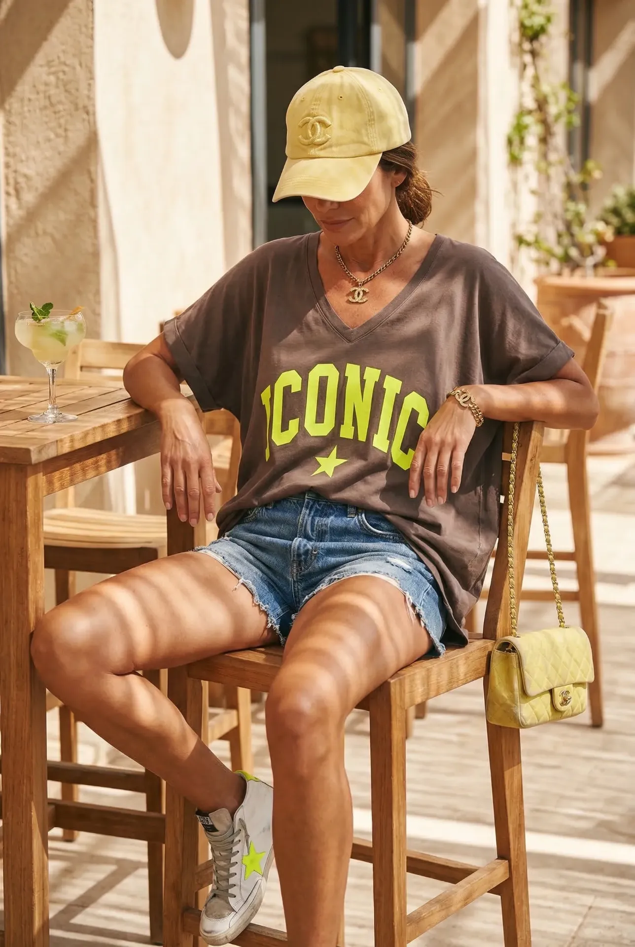 T-Shirt Iconic Star (Brun)