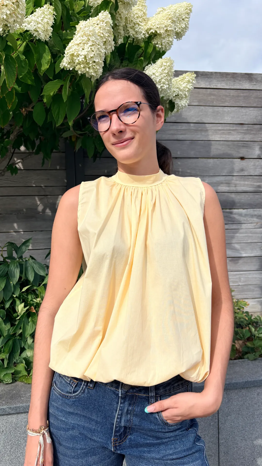 Blouse Capri (Jaune)