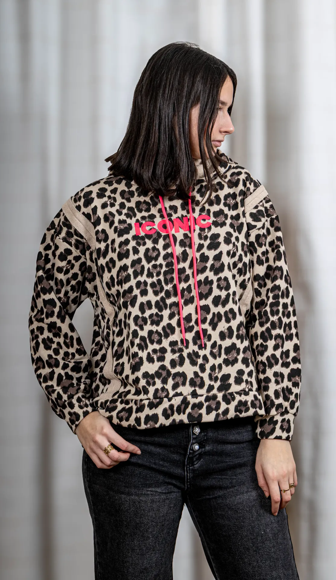 Sweat Iconic à capuche (TU)