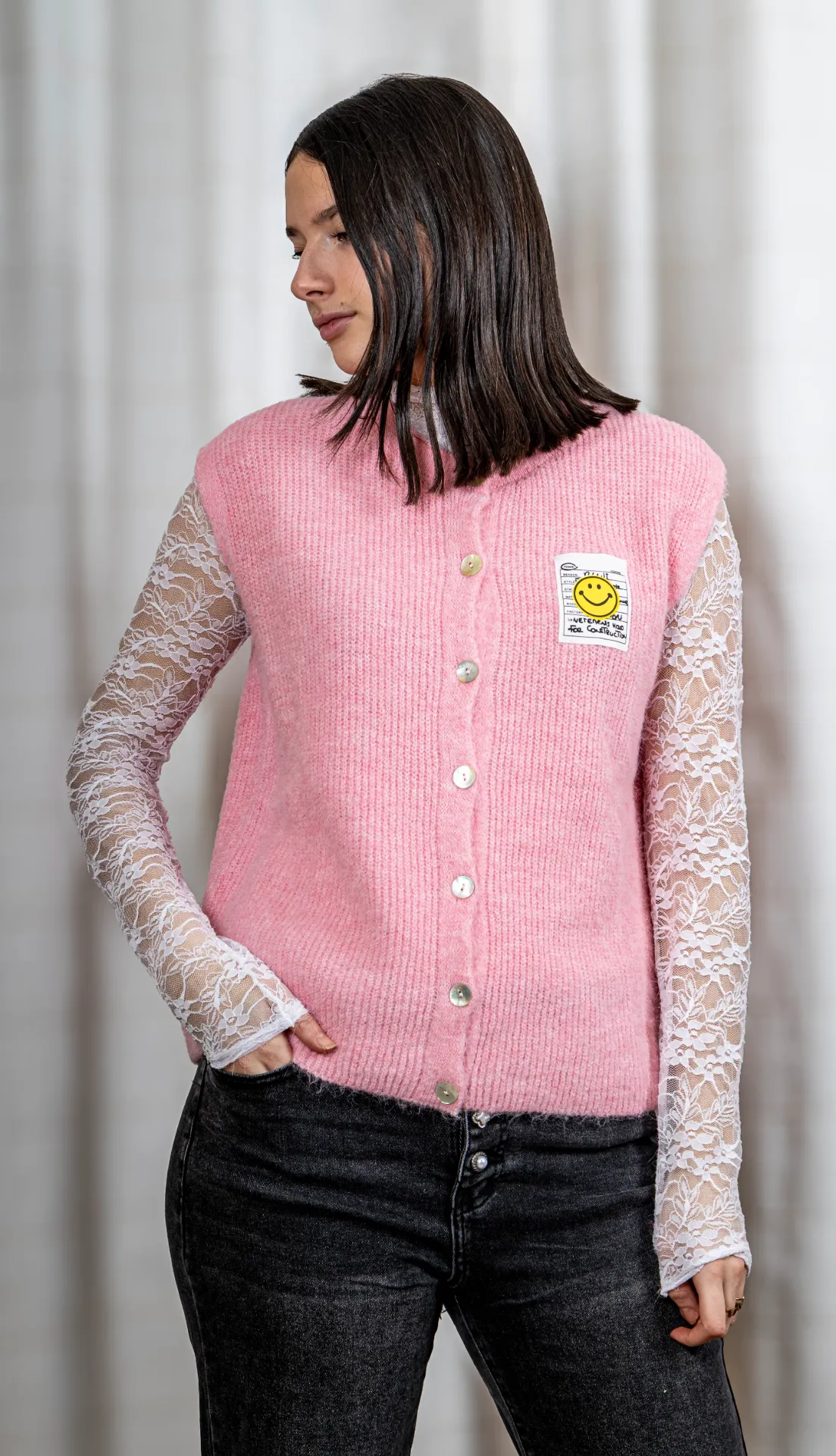 Pull Smiley (Rose)