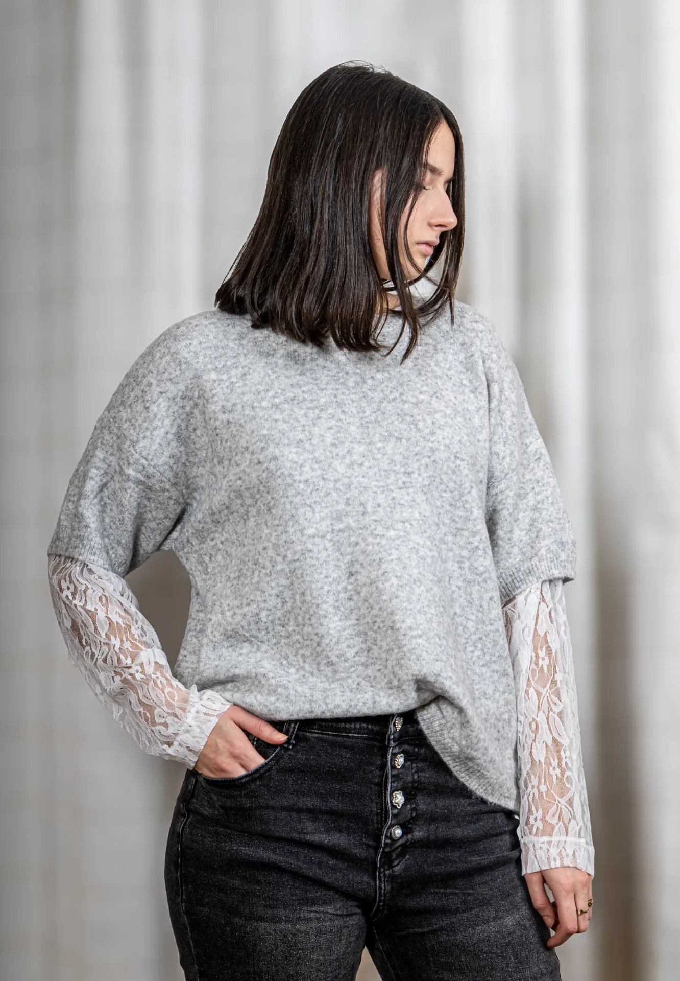 Pull Pina (Gris)